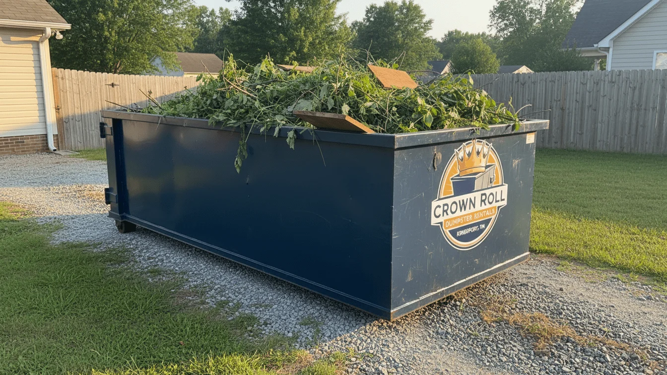 yard waste dumpster rental kingsport tn img
